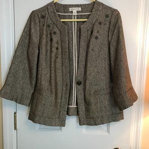COLDWATER CREEK Embellished Jacket  10P